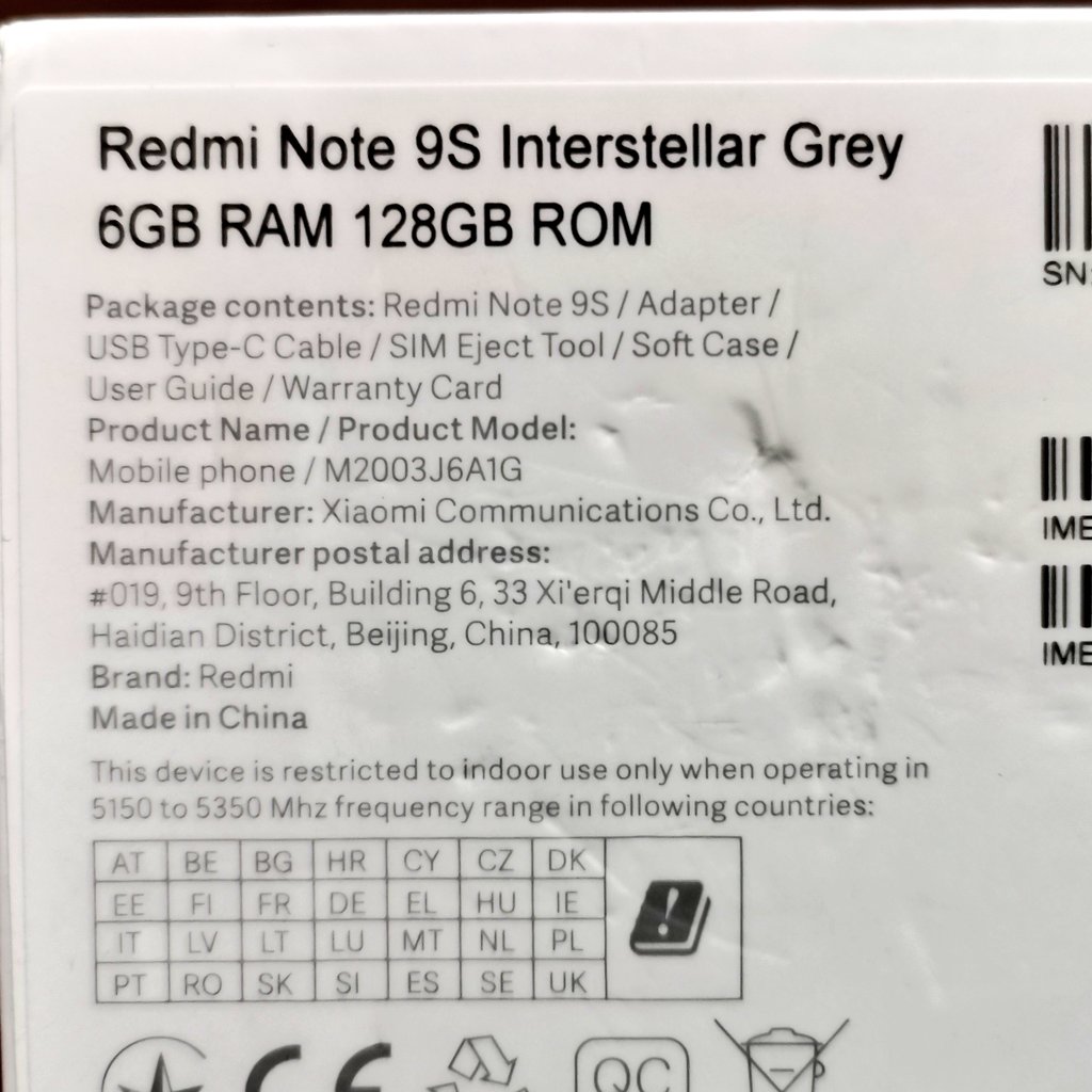 ta0416's tweet photo. ふふふっ!
Xiaomi Redmi Note9SをGETしました😆
このスペックでコスパが半端ない(笑)
#Xiaomi #Note9S #母の https://t.co/akWnpgChVw
