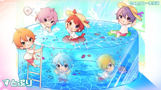 「male focus swimming」 illustration images(Latest)