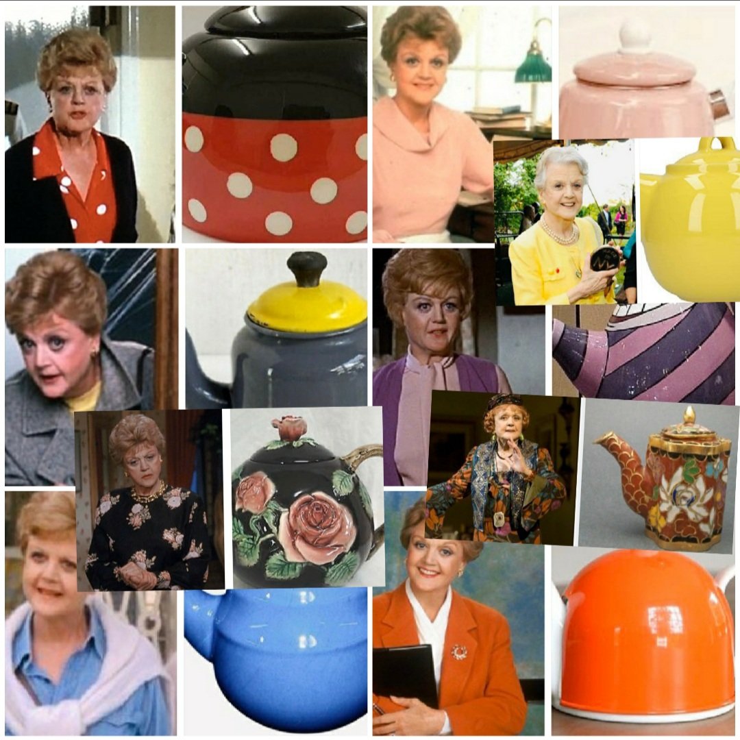 Sarah18406759's tweet photo. @grady_hendrix And here she is as various teapots, material for your next dream 😊 https://t.co/GyiSq2894M