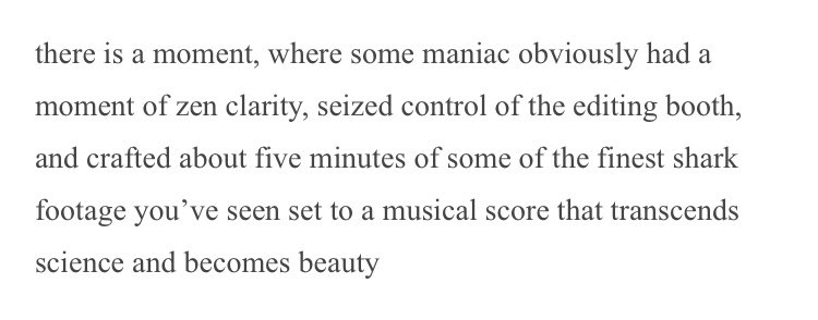 evangrimm's tweet photo. I’ve never been happier to be called a maniac! Excerpt from a review for ‘Great White Double Trouble’ by @nerdvana #SharkWeek2020 https://t.co/IHUHf0R0tw
