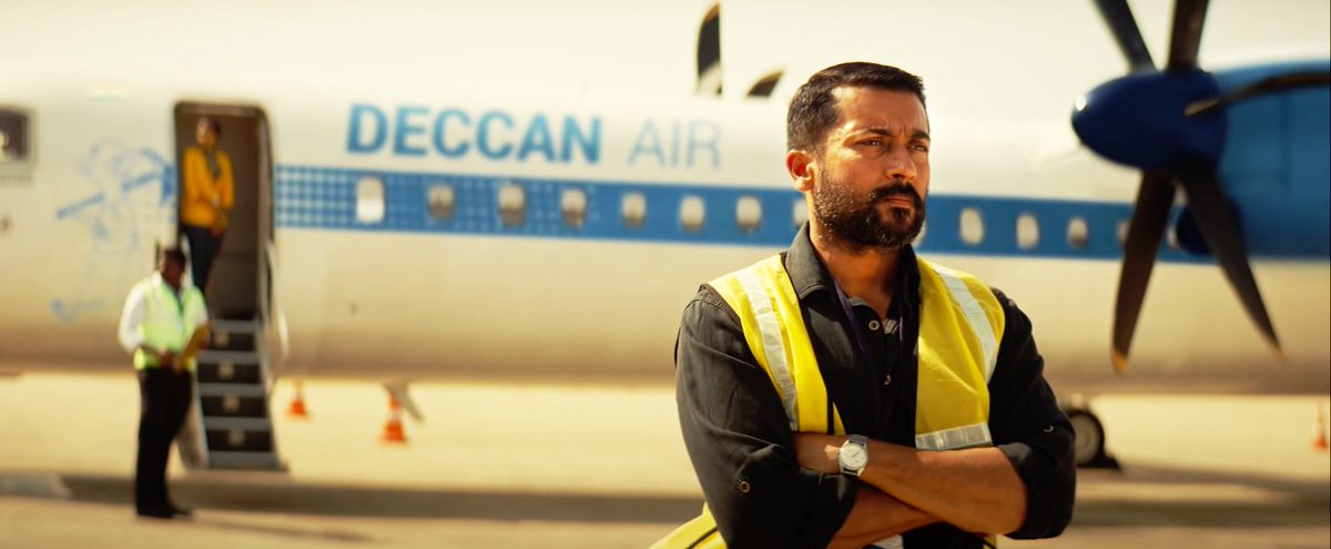 Most hardworking and dedicated actor.These frames are enough to prove that. #SooraraiPottru  @Suriya_offl