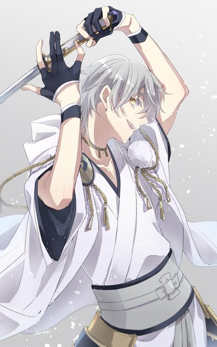 刀剣乱舞 鶴丸くん 白鴇のイラスト 刀剣乱舞 鶴丸くん 白鴇のイラスト