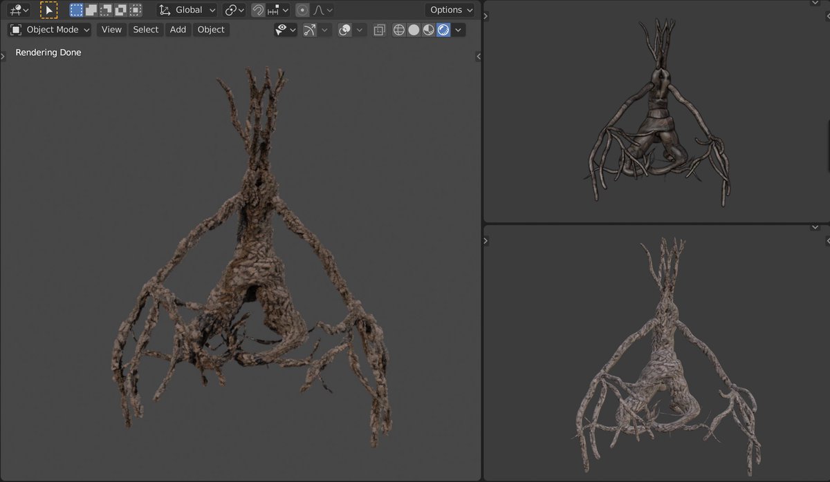 jimmygunawanapp's tweet photo. #b3d #nodes #MTree #ModularTree SmartUV vs Original UV based on the Curve. https://t.co/s7AZqMaDUD