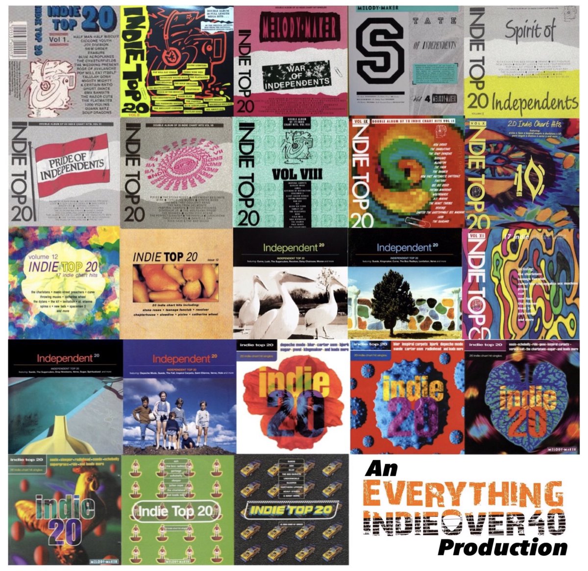 We’ll put the feature in context firstThe Indie Top 20s were a series of compilation albums released by Beechwood Music between 1987 and 1996 There were 23 albums in total (excluding Best Ofs etc)