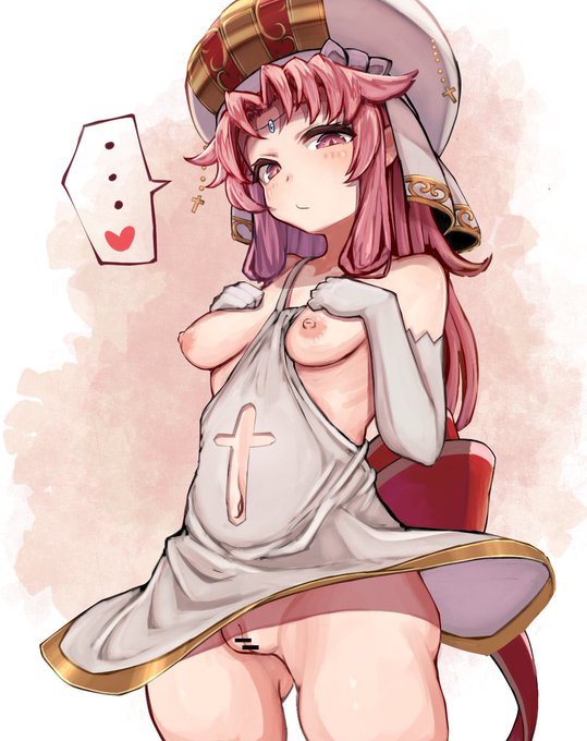 ちっちゃいおっぱいアピール
#聖女イリス
#アイギスお絵かき 