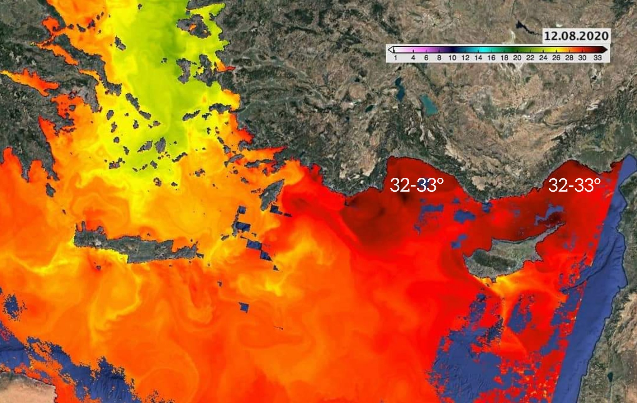 Efim4ZhWsAUgjW3?format=jpg&name=large Akdeniz Adeta Kaynıyor! Deniz Suyu 33°! Haberler 