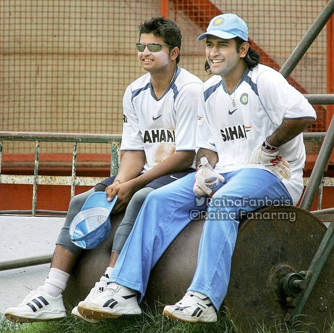 lulla_n's tweet photo. Always love to see you smiling but I wanna see you on field 💔
#ComebackMahi #ComeBackRaina 
#Raina https://t.co/7UOBct0Nok