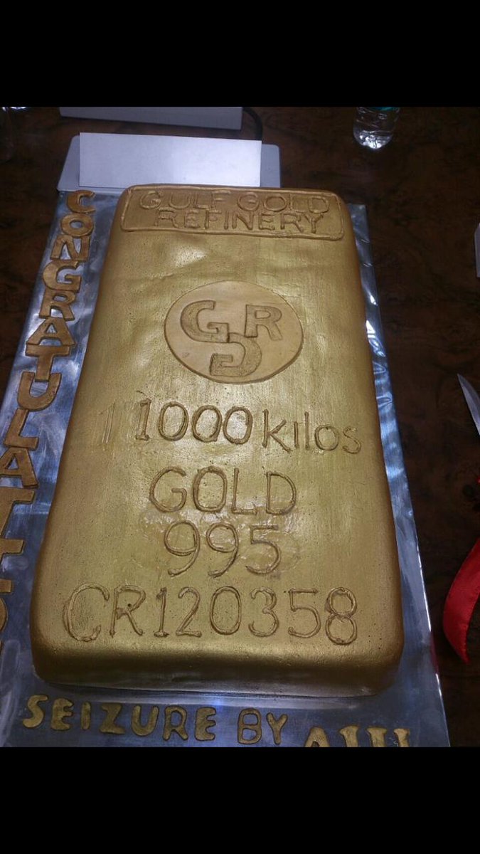 In 2014 I was posted at CSI Airport Mumbai. That Year, we at Mumbai Customs seized over 1000 kilos of Gold. A record haul of gold for any Airport. (Still unbroken!)This is how we celebrated that glory! A special 10 kilo cake made in the shape of a gold bar. #OldMemories