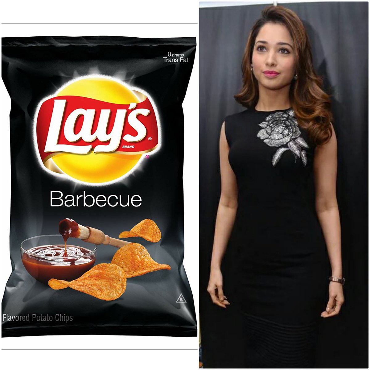 Tamannaah As Lays Flavors : A Thread.!!  @tamannaahspeaks   #Tamannaah  #TamannaahBhatia