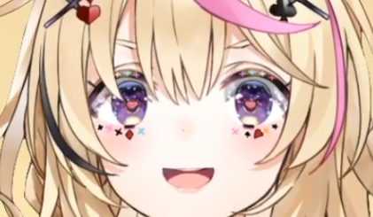 表情によって瞳の柄変わるのみて #尾丸ポルカ初配信