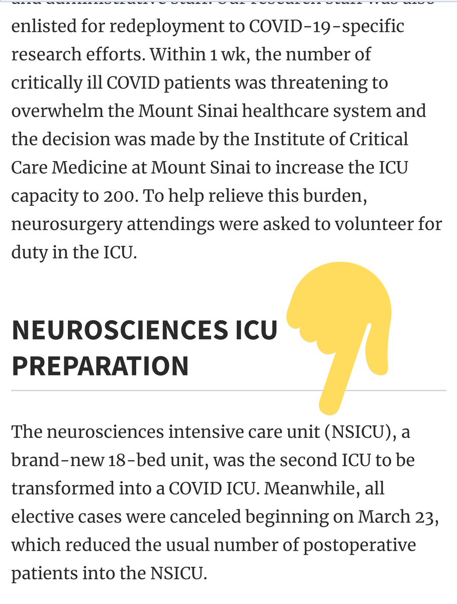 Robert Trump spent 10 days in Mount Sinai hospital’s neurosciences intensive care unit (NSICU) before he was released & filed the lawsuit to stop Mary's book That ICU had been transformed to a COVID ICU according to Neurosurgery, the official journal of Neurological Surgeons