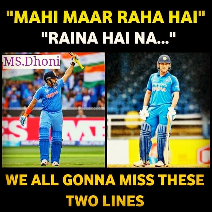 SmrIndia7's tweet image. #msdhoniretirement #DhoniRaina 
#MissYouDHONI ❤️❤️❤️