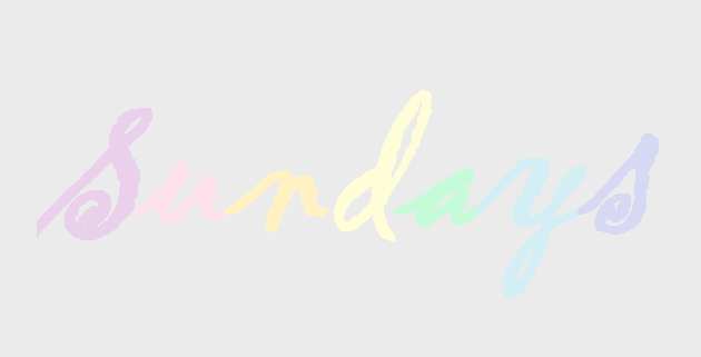 #pattern of the day - #Sundays
#calm #chill #relax #freshair #walk 

#enjoy #smile