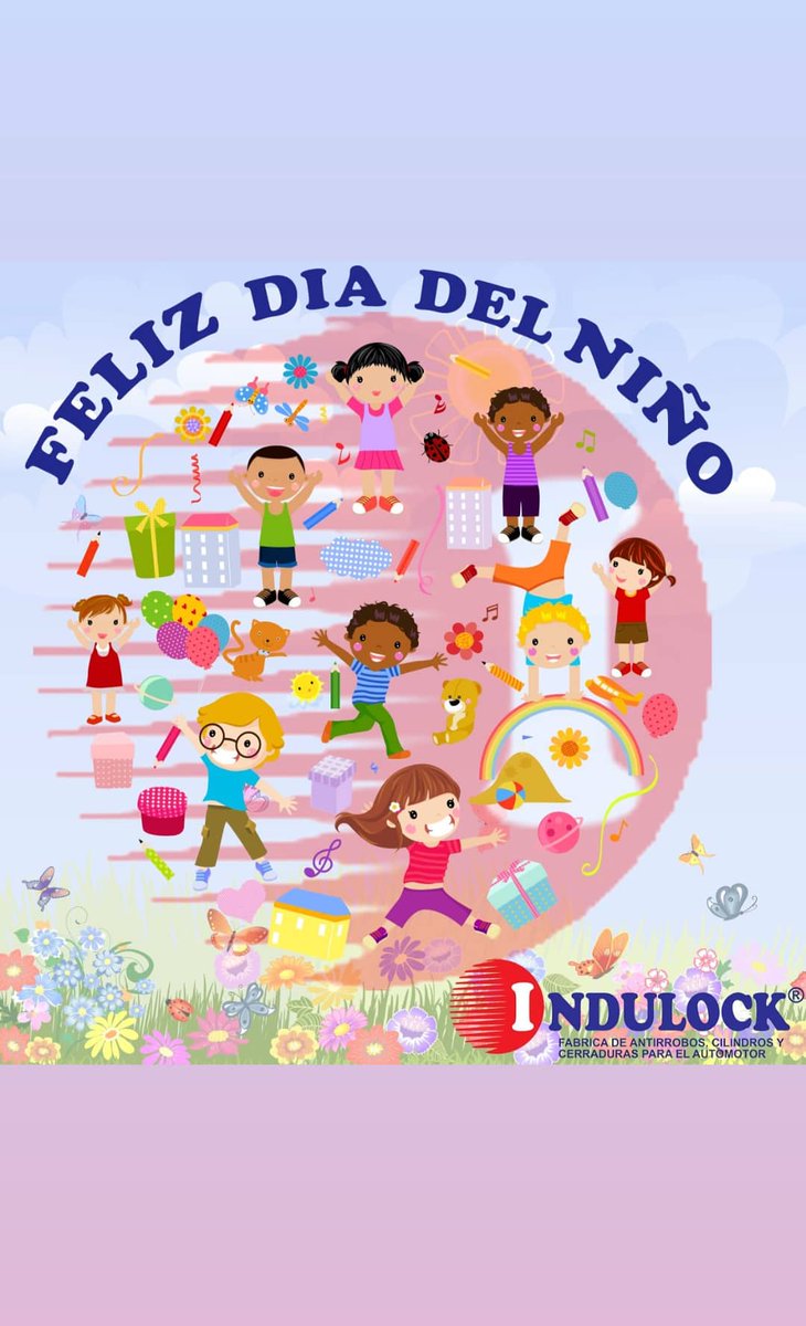 INDULOCK2018's tweet photo. Feliz día del niño. #DiaDeLaNinez #indulock #industrianacional #autopartes #industriaautomotriz #cilindrosyantirrobos #pymes #aftermarket https://t.co/eTOZfbU3tH