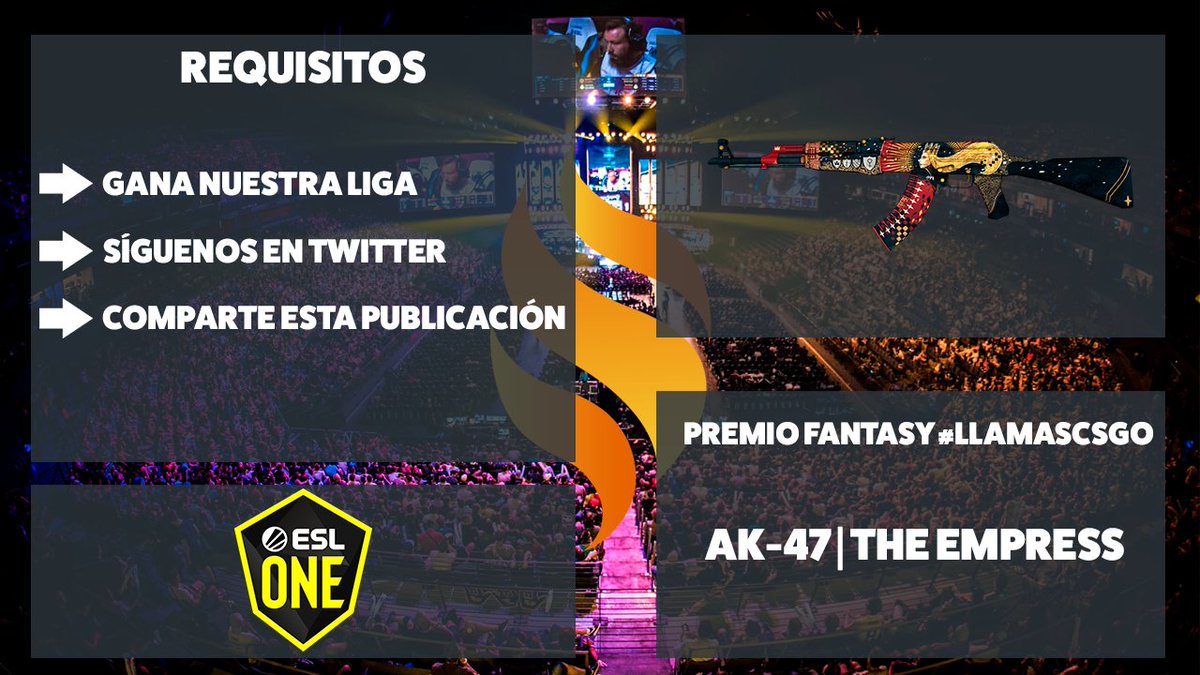 Con el Inicio de la temporada nos venimos arriba, y para celebrarlo habrá premio en nuestra Fantasy de la #ESLOne Colonia.

¿Quieres ganar este AK Emperatriz? Lo tienes muy sencillo.

🔥Sigue a <a href="/Llamasesports/">Llamasesports</a>.
🔁Haz RT a este tuit.
🏆Gana nuestra liga.

🔗hltv.org/fantasy/107/le….
