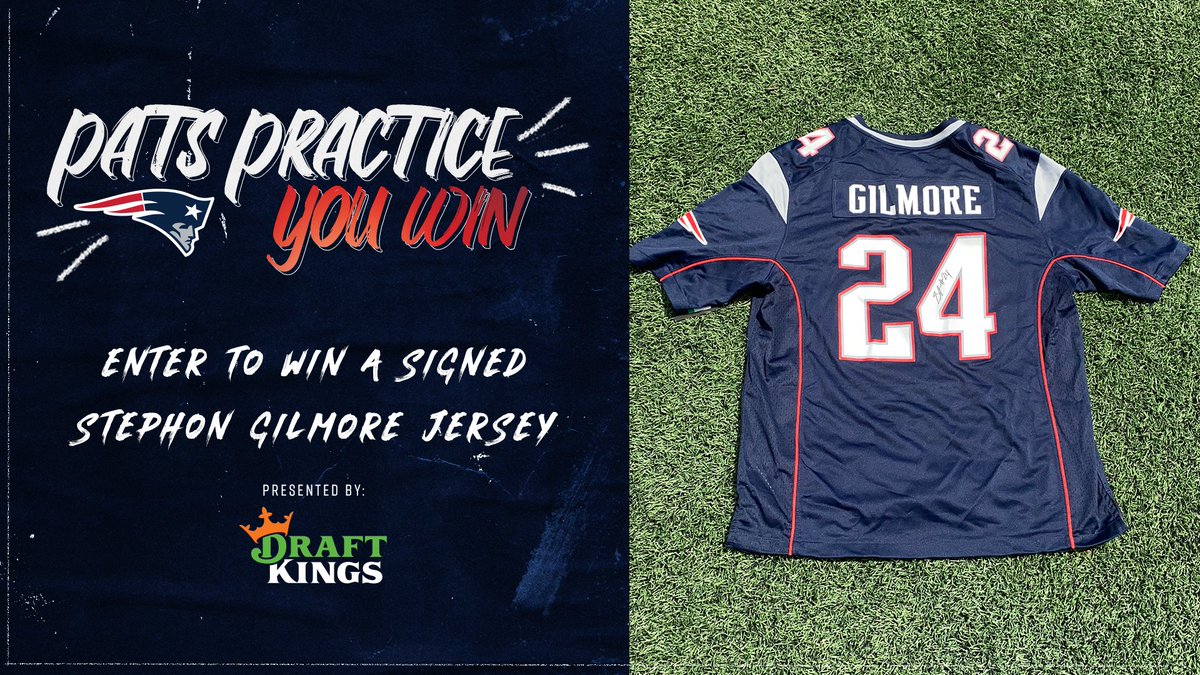 A new week and a new chance to win!
 
RT to enter to win a signed <a href="/BumpNrunGilm0re/">The Gilly Lock</a> jersey, compliments of <a href="/DraftKings/">DraftKings</a>.
 
#PatsPracticeYouWin rules: bit.ly/3kMXb44