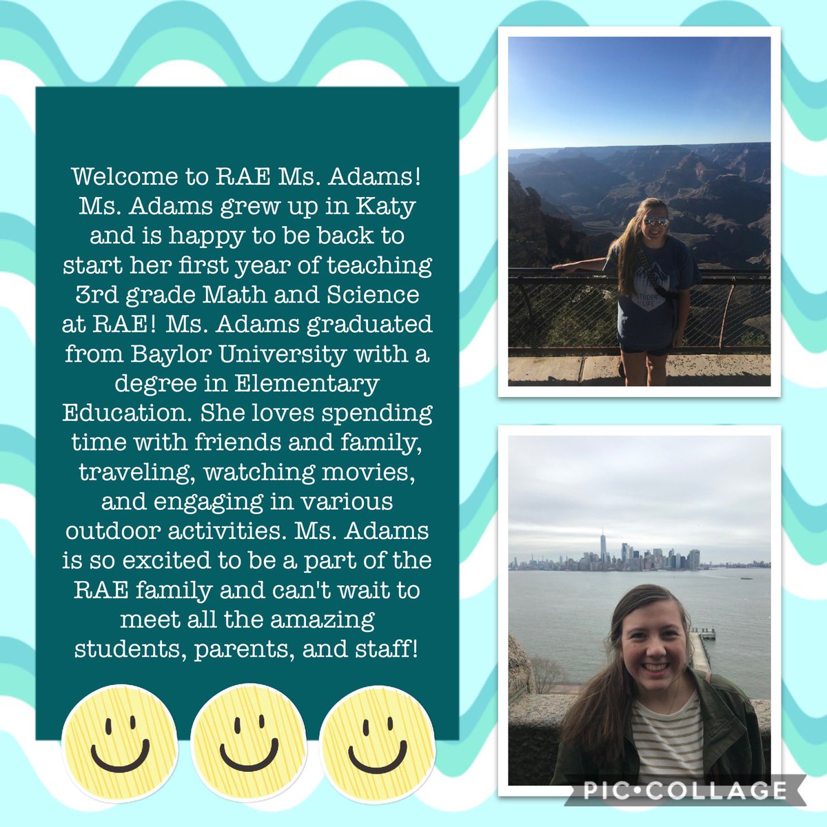 Aloha StingRAE Ohana! Let’s welcome our new to RAE family members <a href="/RAEinKaty/">Alexander Elementary</a> to our gRAEt community. Please welcome Ms. Adams. #raeinkaty #katyisd