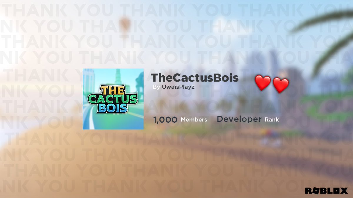 Heisters On Twitter Thank You Join Us In Celebrating 1 000 Members In Our Roblox Group Join Thecactusbois Group Here Https T Co D4h7qqmtvi Https T Co 3magrhiz6t - how to join roblox groups 2020