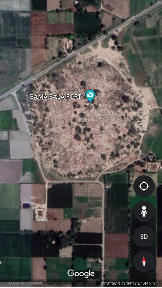 Ruins of Bama Balla FortAlso located in Okara are the ruins of Bama Balla fort on a mound.