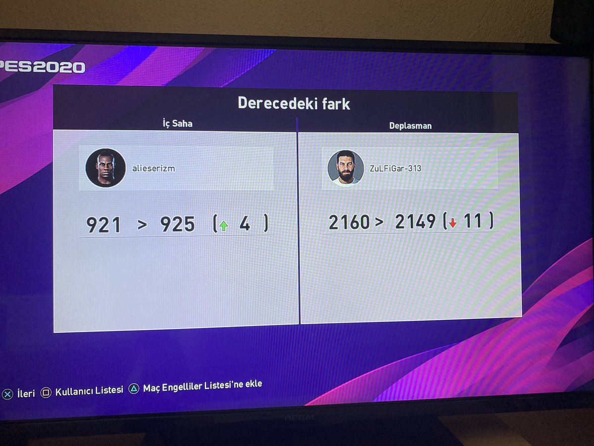 2 kat fazla puan alan adamı yeniyorum verilen puana bak @pes_turkish @BaskanPes  <a href="/ePEStr/">FIFA Yolcusu</a> yenilince 10 puanı kesiyor ama hemen