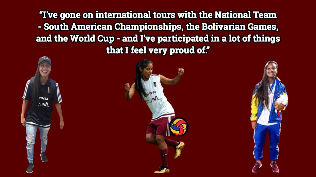 Q: It is incredible that you have been able to secure a move to Europe before you turn 20. What are your career goals?A: It is another accomplishment to add to everything I have already achieved because I have accomplished a lot at my young age.  #vinotinto  #futfem (12/17)