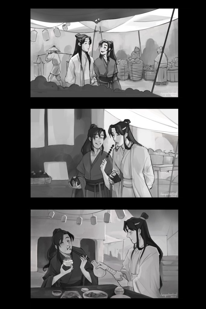 they go on a date! ? #MDZS #魔道祖师 
