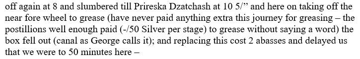 31/05/1840: ...and there goes another bit of the Kibitka.18/