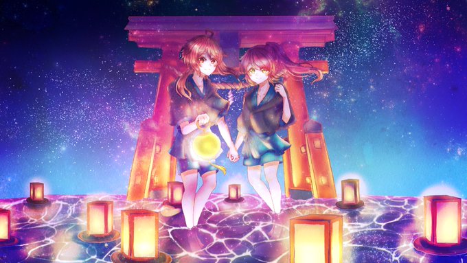 灯篭流しのtwitterイラスト検索結果 古い順