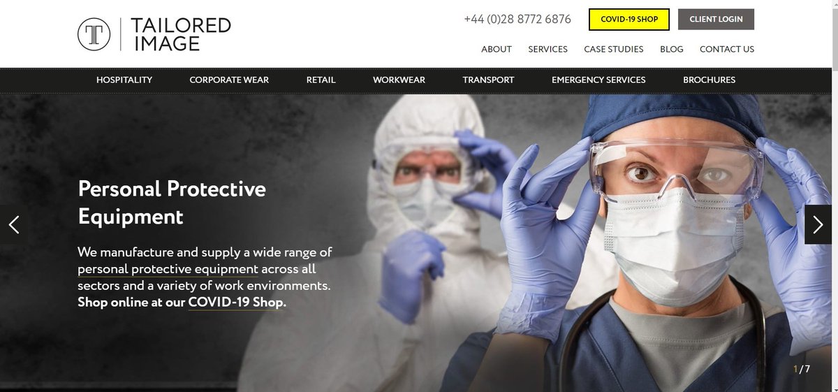 Remember our Online Shop is available on our website for the quick purchase of masks, gloves, face shields, disposable aprons, hand sanitiser and more!
tailoredimage.com/shop/

And don't forget to sign up to our newsletter for exclusive discounts and new product alerts!