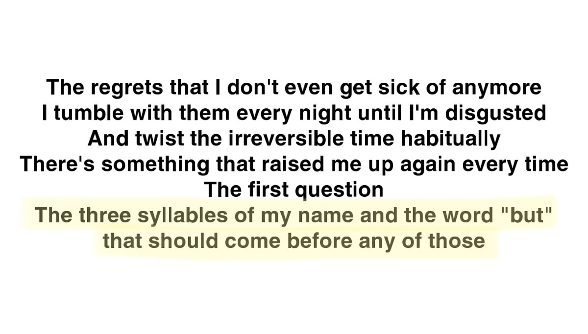 the big one in this verse is the "but namjoon" part, which some have interpreted as a reference to haters. although not impossible (we know the man lurks on twitter), this could also just tie into the theme of the song by saying he's asking himself "but, who is kim namjoon?"
