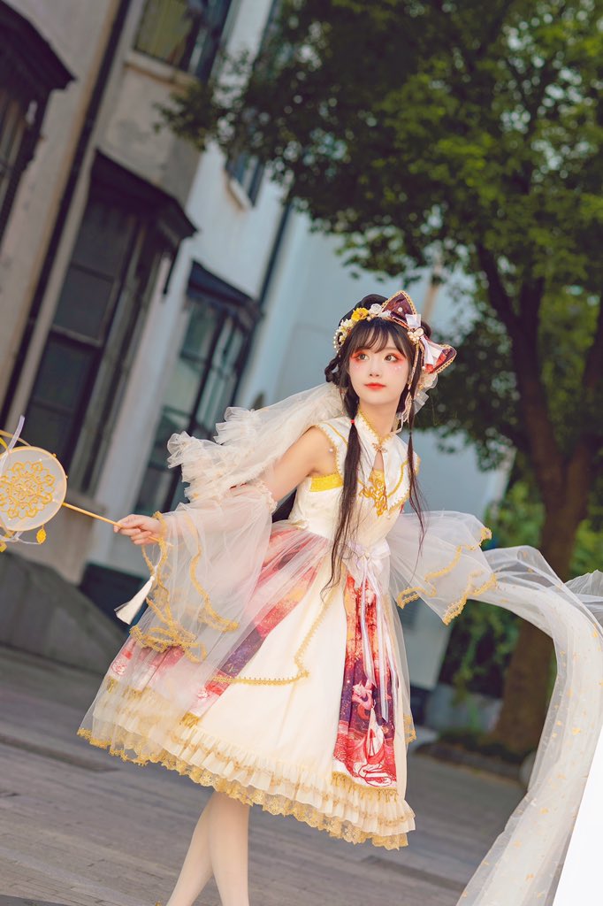 画像,#Lolitafashion これは中華風のスカートです❤️😝このようなスタイルが好きですか？ https://t.co/i3lSpmcN2O…