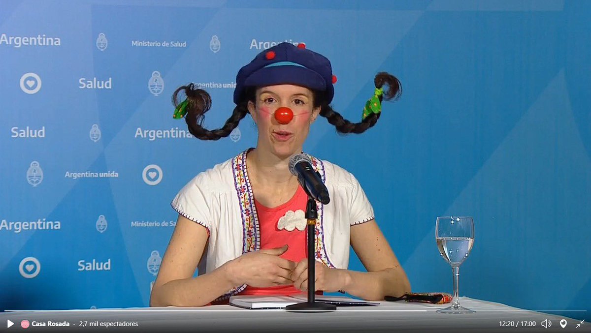 maquialifraco's tweet photo. Pusieron un payaso a anunciar muertos. Miles de argentinos fundidos y el kirchnerismo en un cumple. https://t.co/zvUIU5gL6g