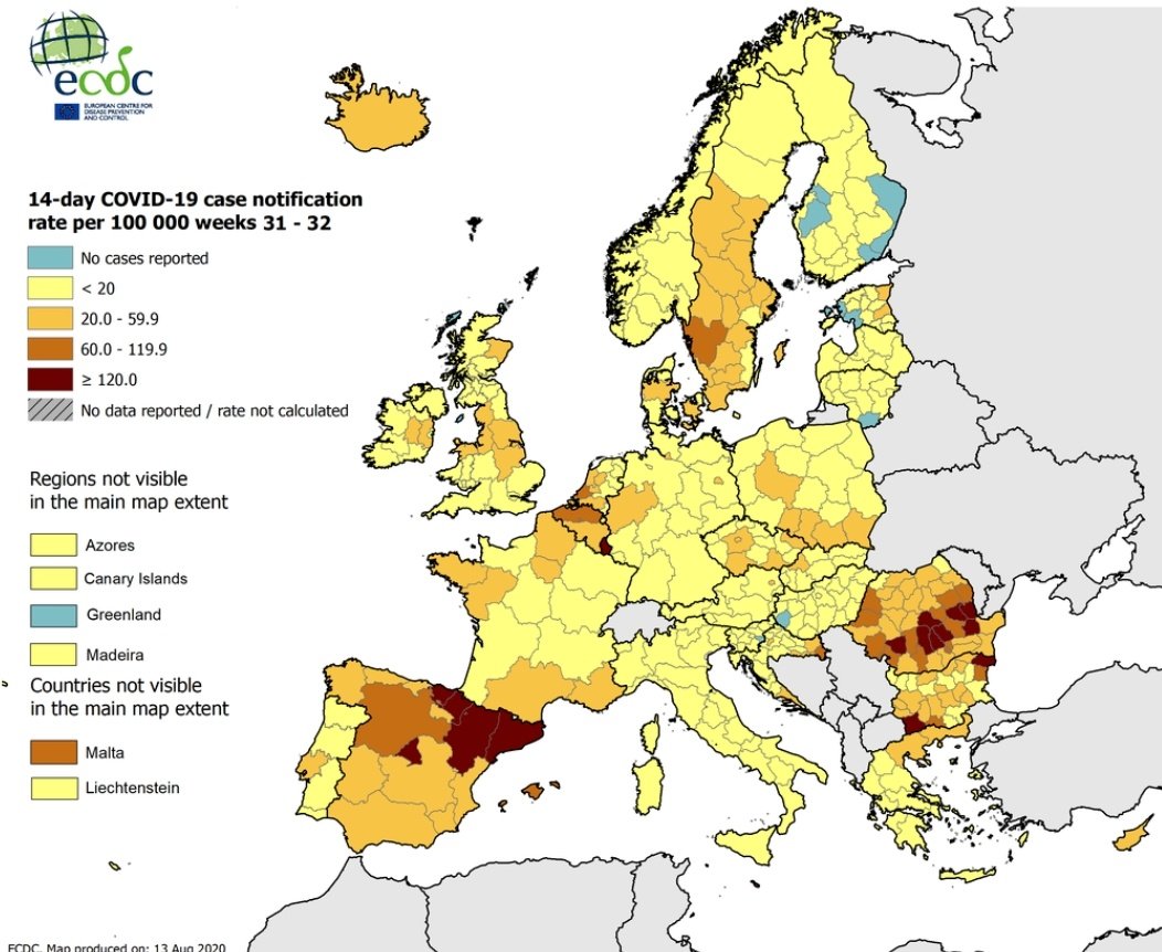 Les endroits où il vaut mieux éviter d'aller en vacances en Europe.