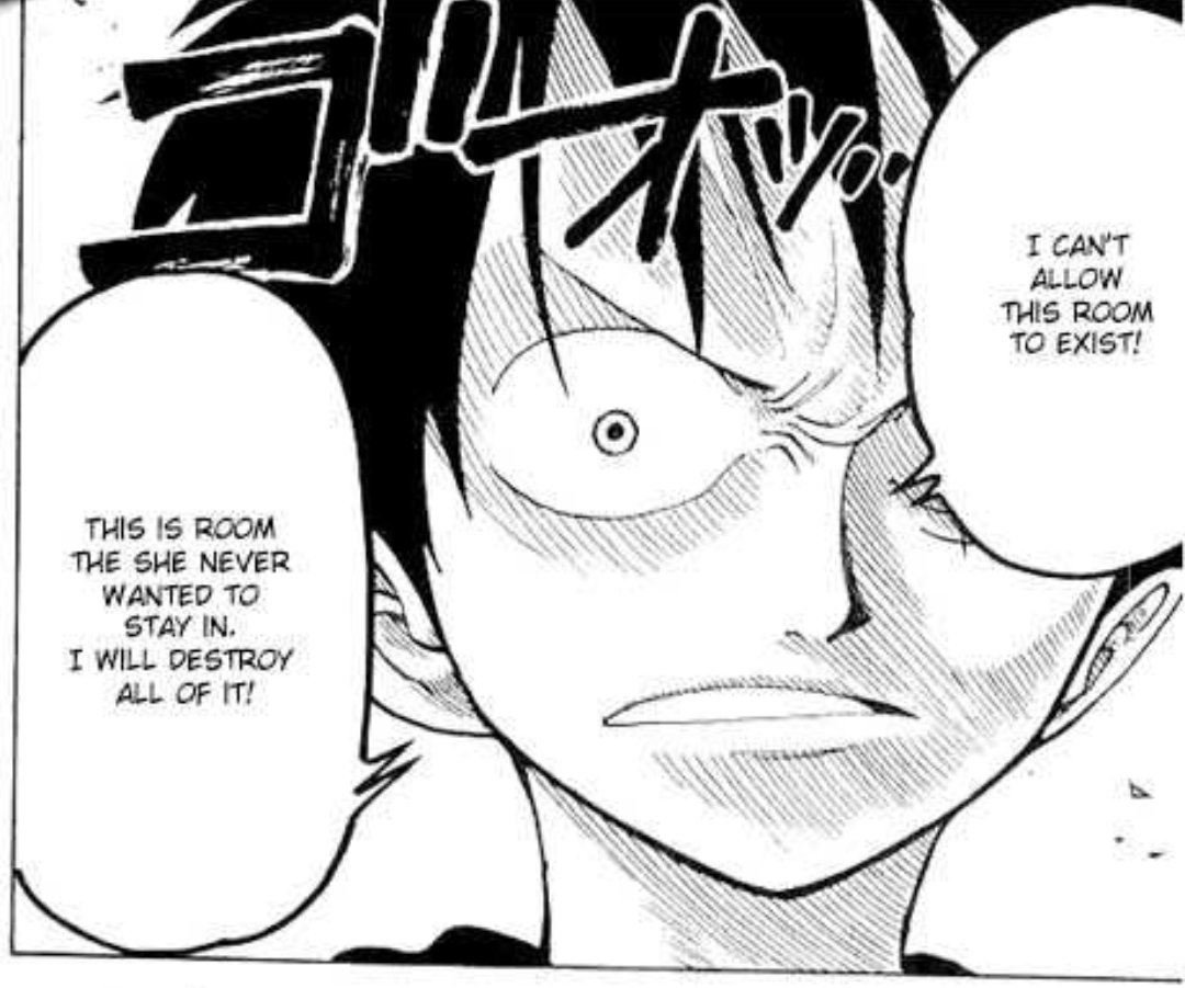 His anger and dialogue Also Nami is looking cute in Straw Hat lol