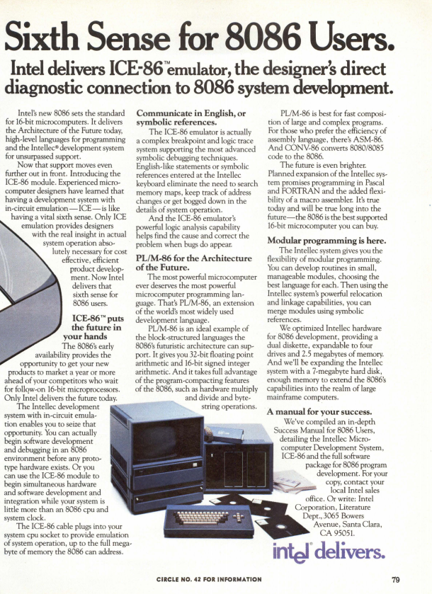 ahh, now this is what you need to build an 8086-based computer. i wonder what IBM used for developing the PC.