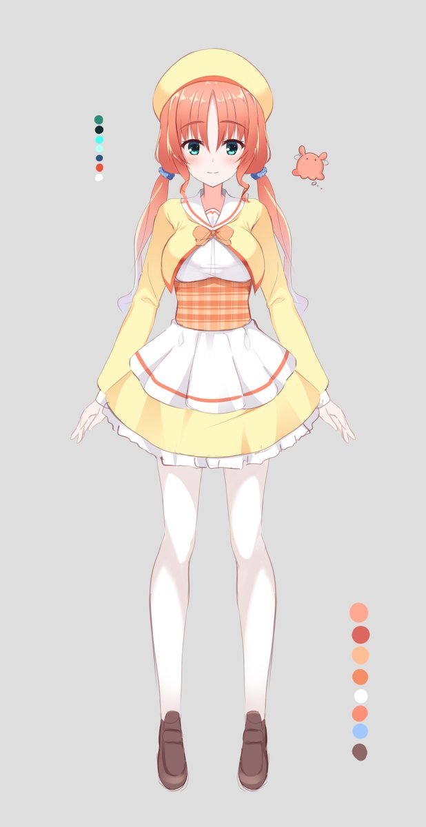 ありあ ありあ Chan 仮 進捗 正面立ち絵っていくら描いても難しいよね