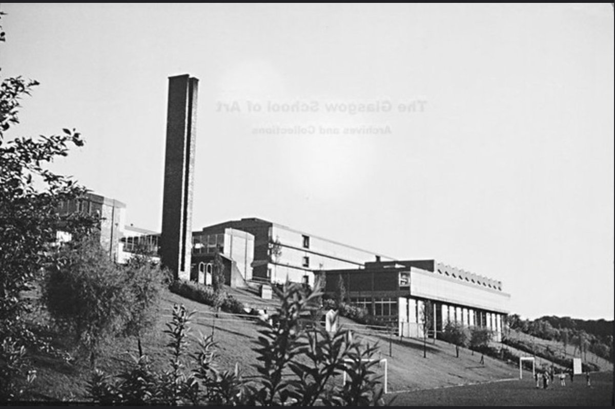 When he started teaching, his places of work were often brand new modern buildings, such as Kings Park, designed by Gillespie Kidd and Coia. The post-war reconstruction was in full swing.
