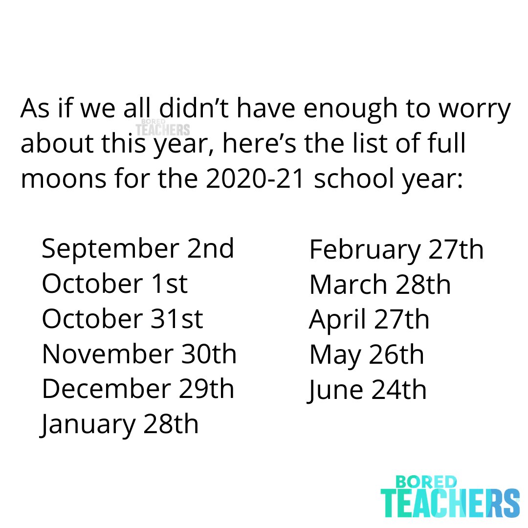 Mark them down in your calendar!