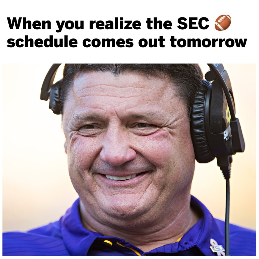 2020 SEC Football Schedule Week 1 Will Be Announced At 3 PM ET On