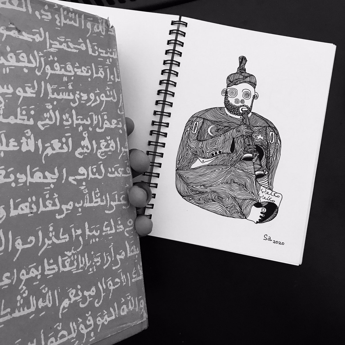 seunandez's tweet photo. Sketch & a West African history book from 1967. #art #history #africanhistory #ila #ilacollection https://t.co/TT6DvxGToQ