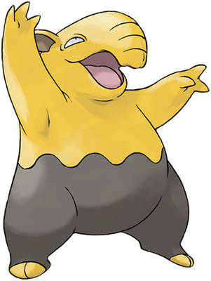 Drowzee is based on the tapir! More specifically, the baku, a spirit that takes a form resembling a tapir & eats nightmares. This is referenced by Drowzee's attack Dream Eater. Tapirs have a long prehensile snout, which they use to strip leaves off of branches AND as a snorkel :)