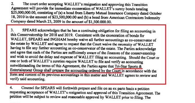 To this day, Lou Taylor has her hands in Britney's finances while she remains under conservatorship. Her team are the ones who report Britney's finances to the court. END THE CONSERVATORSHIP