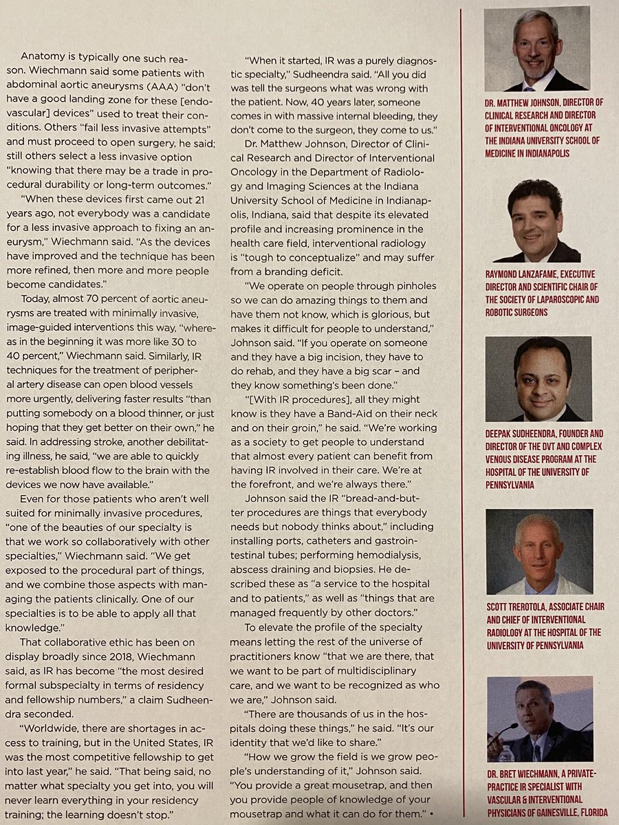 Deepak Sudheendra, MD, MHCI, RPVI, FSIR (@dr_sudi) on Twitter photo Minimally invasive procedures push boundaries in #medicine. Both #IRad/#laparoscopy are here to stay & will only get better/safer as #technology improves.
<a href="/bretwiechmann/">Bret Wiechmann</a> <a href="/IUIRad/">Indiana IRad</a> <a href="/aslmsedu/">ASLMS</a> <a href="/SLSorg/">Society of Laparoscopic & Robotic Surgery (SLS)</a> <a href="/pennsurgery/">PennSurgery</a> <a href="/Interventional2/">The II</a> #SLS <a href="/ASMBS/">ASMBS</a> <a href="/websurg/">WebSurg</a> <a href="/PennRadiology/">Penn Radiology</a> <a href="/RadiologyBiz/">Radiology Business</a> Minimally invasive procedures push boundaries in #medicine. Both #IRad/#laparoscopy are here to stay & will only get better/safer as #technology improves.
<a href="/bretwiechmann/">Bret Wiechmann</a> <a href="/IUIRad/">Indiana IRad</a> <a href="/aslmsedu/">ASLMS</a> <a href="/SLSorg/">Society of Laparoscopic & Robotic Surgery (SLS)</a> <a href="/pennsurgery/">PennSurgery</a> <a href="/Interventional2/">The II</a> #SLS <a href="/ASMBS/">ASMBS</a> <a href="/websurg/">WebSurg</a> <a href="/PennRadiology/">Penn Radiology</a> <a href="/RadiologyBiz/">Radiology Business</a>