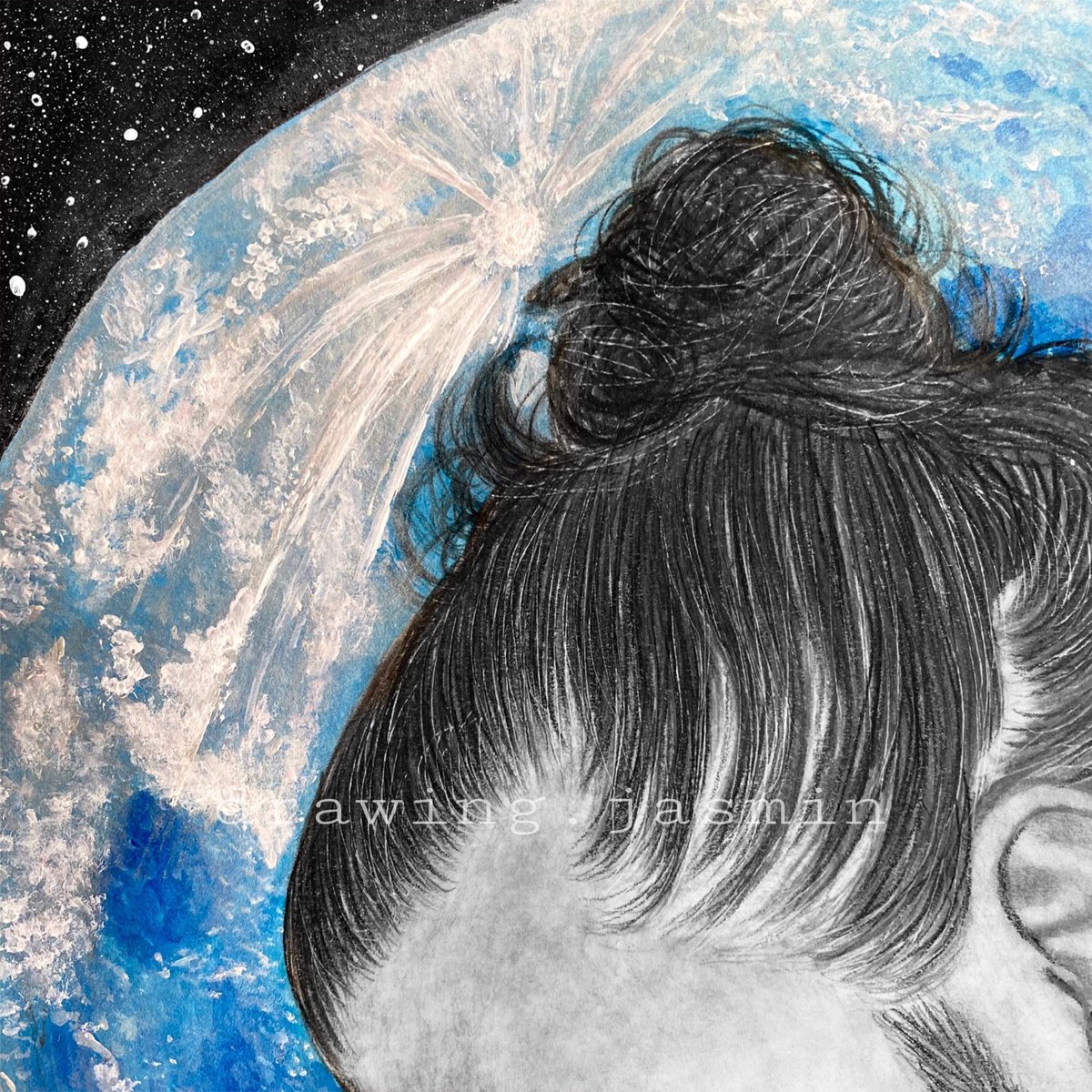 drawing_jasmin's tweet photo. @aligatie I finished this drawing of you. I hope you like it😇 would love to know your opinion! https://t.co/A3ah7AWkw9