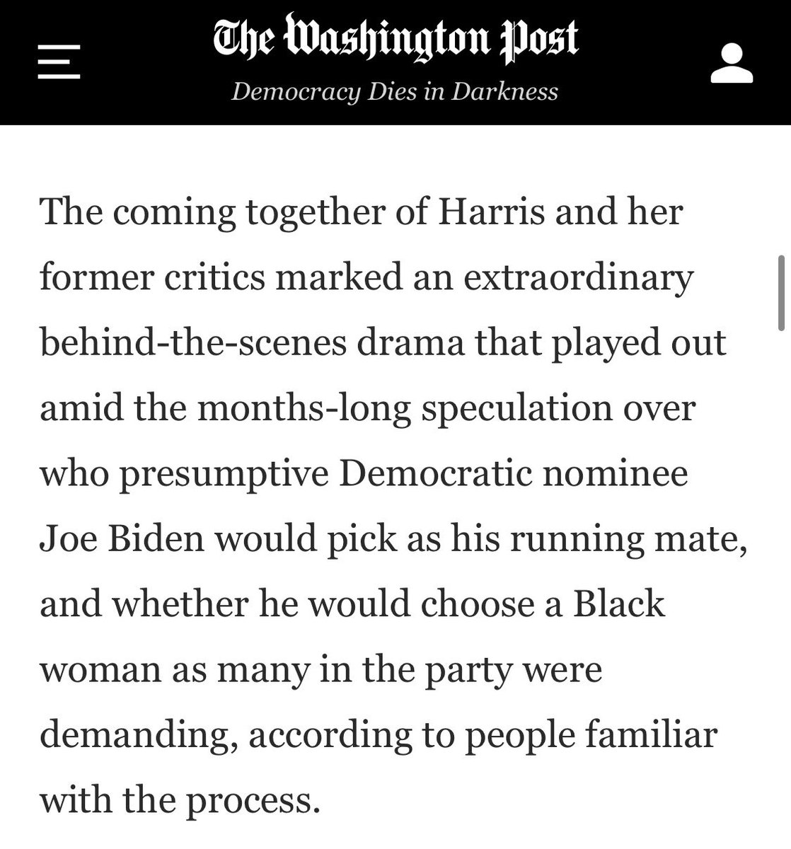 I’m literally salivating over this!!! Y’all could’ve done this during her RUN!!!! But better late than we get trump again and watch the world turn to ashes I guess.