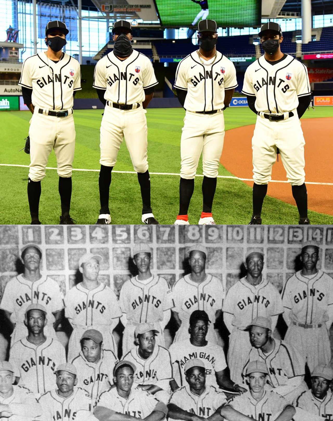 Todd Radom on X: Marlins honoring the Miami Giants today. In 1934