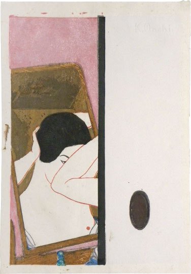 Koshiro Onchi. 

Mirror (1930).