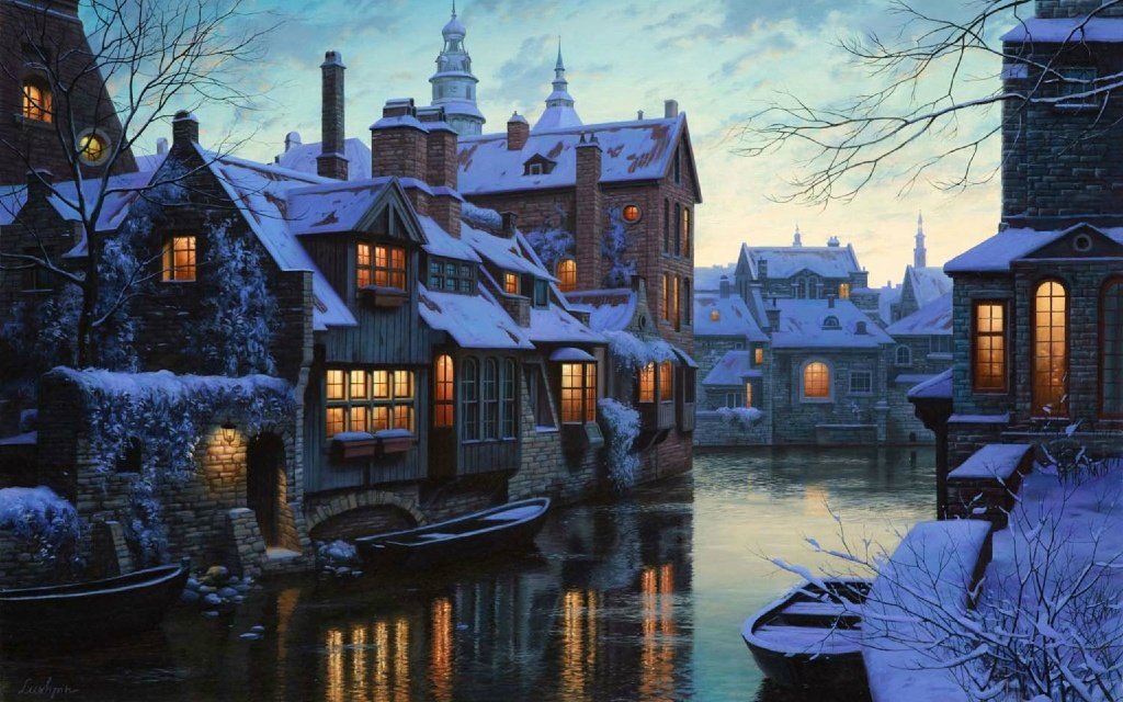 Russian painter Evgeny Lushpin