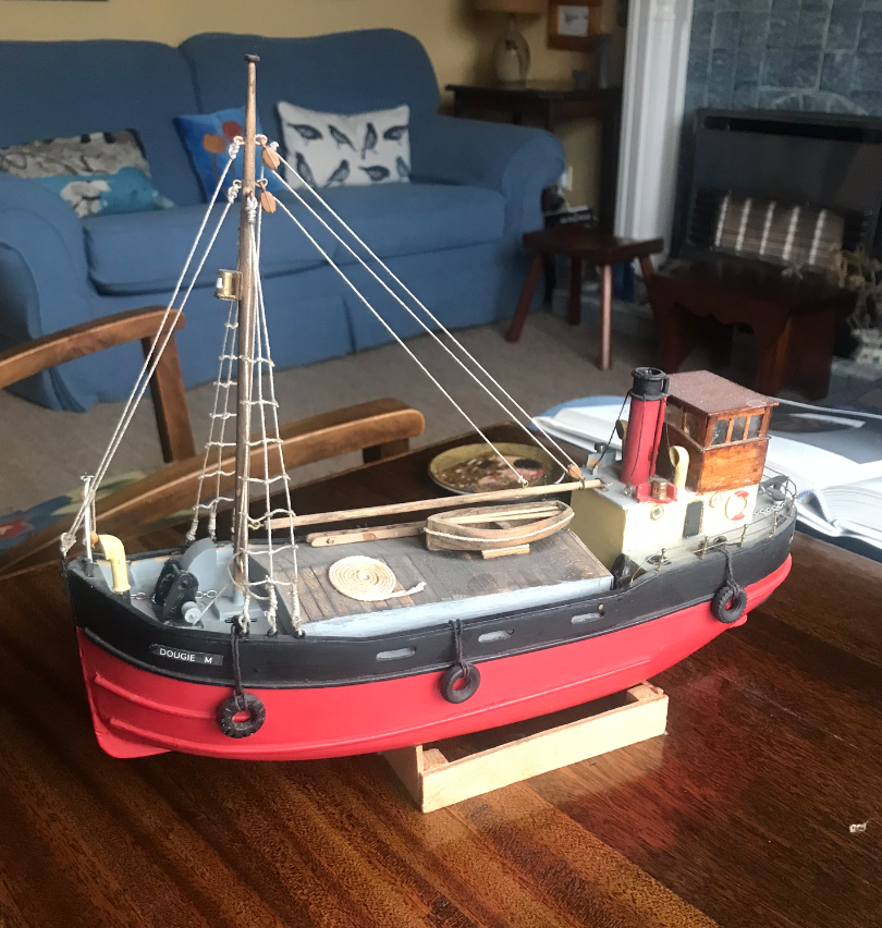 He built toys for his children, including a series of Thomas the Tank Engine models, and in later life worked on a sequence of exquisite model boats, often as gifts.