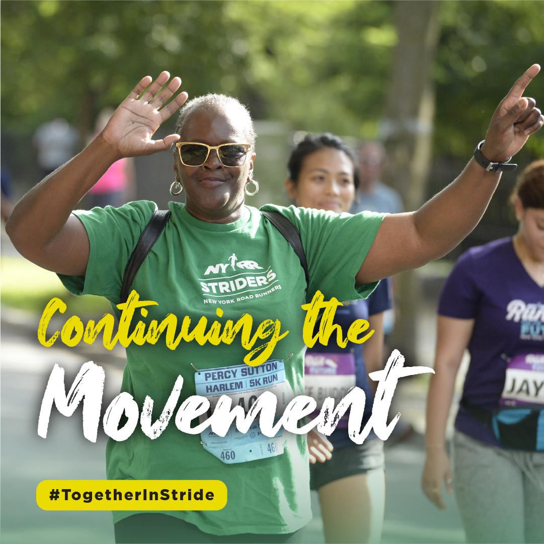 nyrr's tweet photo. Community and movement are what bonds and keeps our Harlem #NYRRStriders moving #TogetherInStride. We're kicking off #HarlemWeek by spotlighting David, James, and Susan on how their neighborhood and this program plays a big role in their lives. Read more: https://t.co/JyIzFqNjbp. https://t.co/1KqLTCo0fO